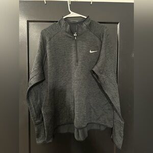 Nike Women’s Charcoal Dry Fit Zip-Up Pullover